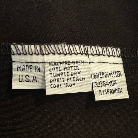 Planet by Lauren G black lagenlook boxy vest open swing pockets sleeveless sz L - Picture 7 of 8